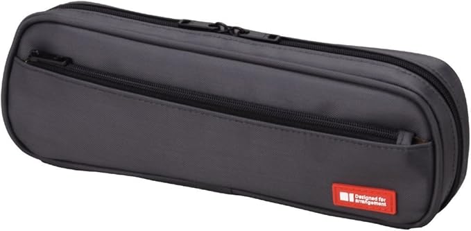 Lihit Lab A7552-24 Pen Case, 2-Way Type, Black