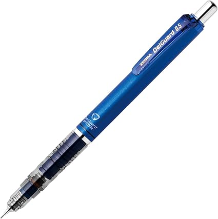 Zebra DelGuard 0.02 inches (0.5 mm) Mechanical Pencil (square blue green)
