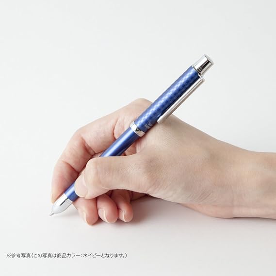 Zebra Surari Shabo 2000, 2 Color 0.7mm Emulsion Ink and 0.5mm Mechanical Pencil, Champagne Gold Body (SB27-CGO)