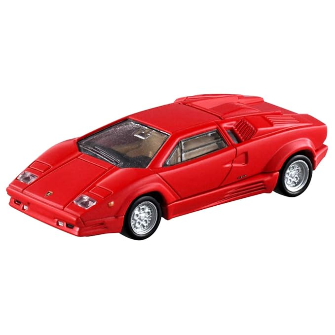 タカラトミー(TAKARA TOMY) Tomica TP12 Lamborghini Countach 25th Anniversary'21 Diecast Scale Model Collectible Car, Red