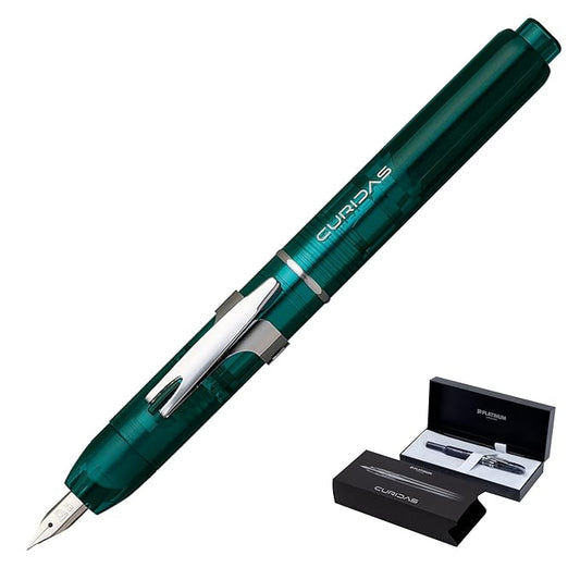 Platinum Fountain Pen - Curidas. (Urban Green, Fine)