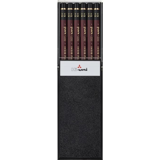 Uni Wooden Pencil, 5H, Box of 12 (HU5H)