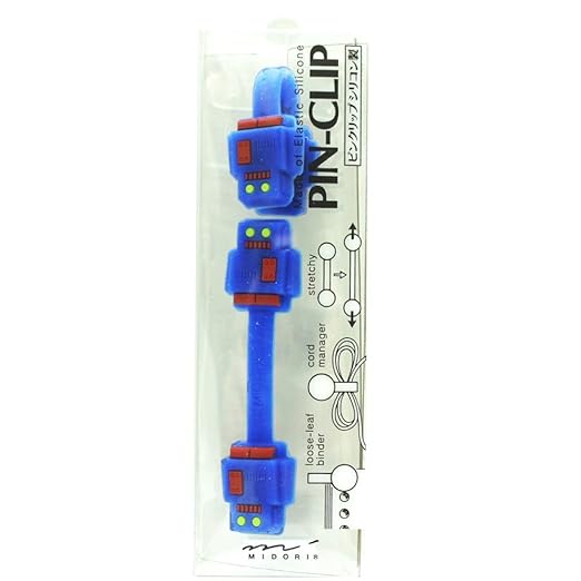 Midori Silicone Band, Pin-Clip Robot (43040006)