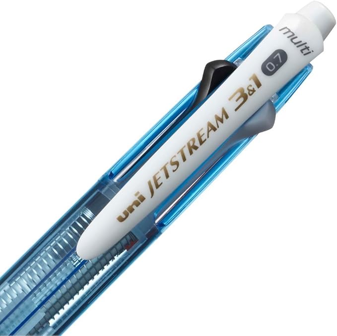 Uni Mitsubishi Pencil Multi-Function Pen Jetstream 3&1 0.7 Light Blue Easy to Write MSXE4600071P8