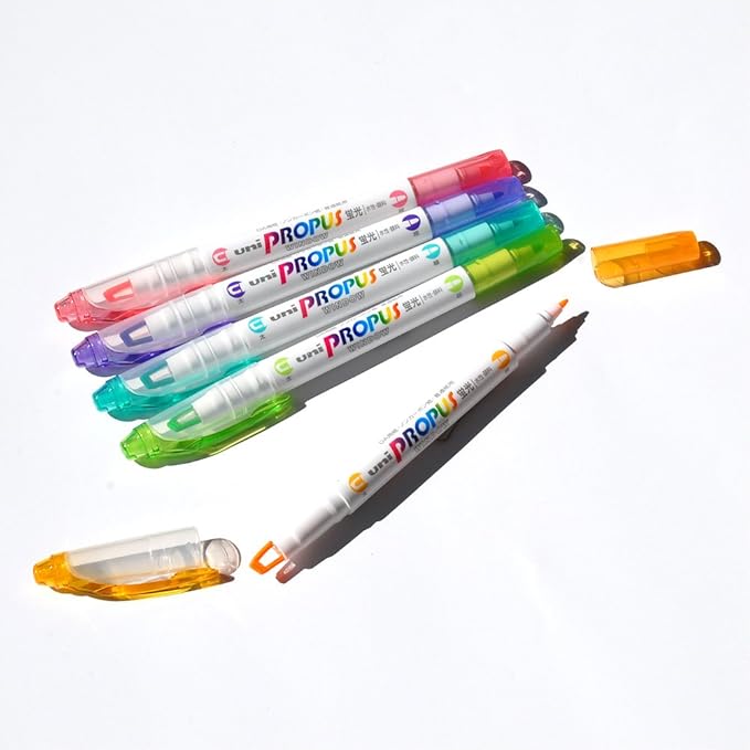 Uni Mitsubishi Pencil Highlighter Propass Window Soft Color 5 Colors PUS102T5CS