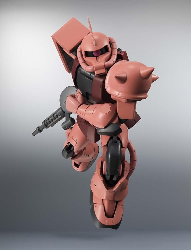 BANDAI Gundam Ms 06 S Zaku Ii Chars Custom Model Anime Version Robot Spirits Action Figure