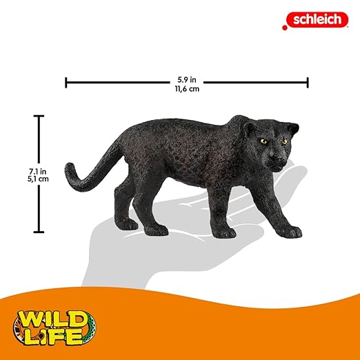 Scheich Black Panther Figure (11.6 X 3.2 X 5.1 Cm, Multicolour)