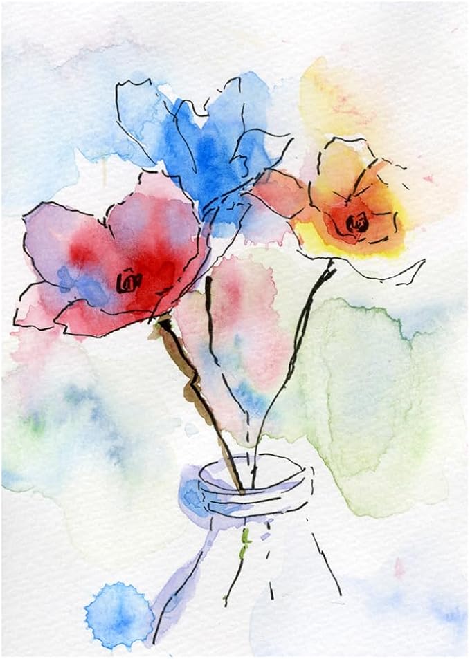 Kuretake MC23-2S Painting, Face Sainting, Small Box, Wakaba, 6 Colors