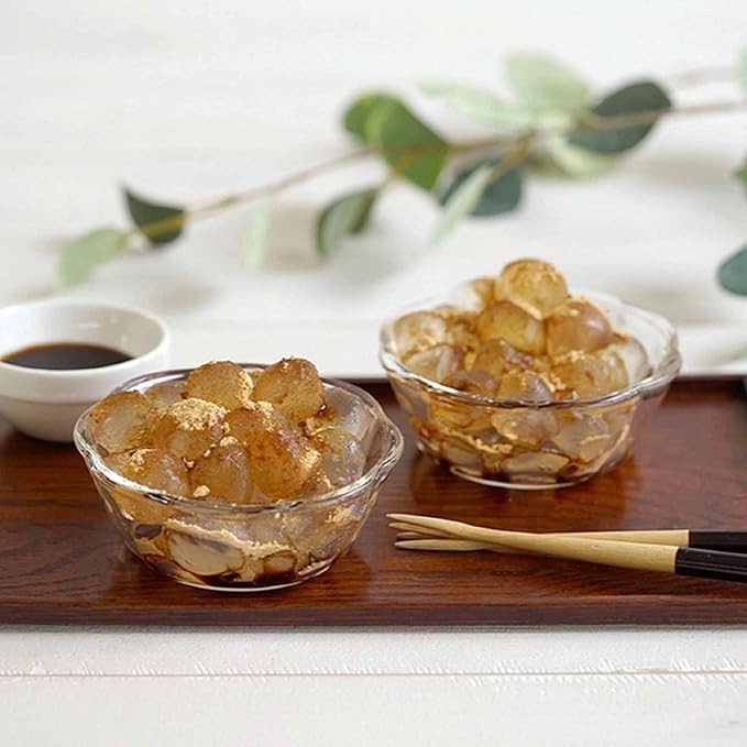 HARIO BUONO kitchen SWB-20-BK Sweets Bowl, Made in Japan, Heat-resistant Glass, 7.8 fl oz (200 ml), Clear
