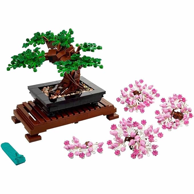 LEGO Bonsai Tree 10281 Building Kit (878 Pcs),Multicolor