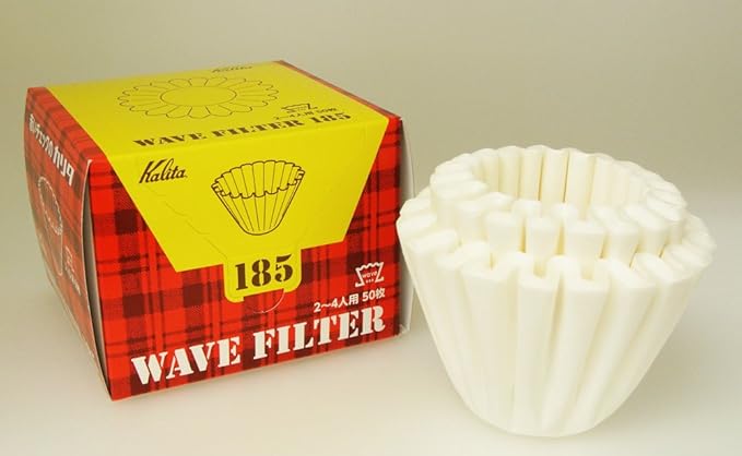 Kalita Coffee Paper Filter Wave Filter for 2 to 4 People, 150 Sheets
