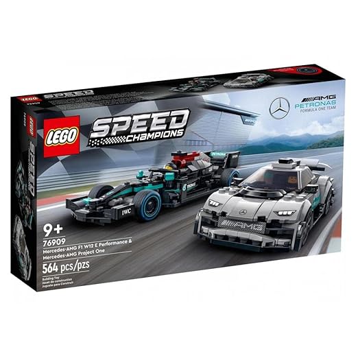 LEGO Speed Champions 76909 Mercedes-AMG F1 W12 E Performance & Mercedes-AMG Project One