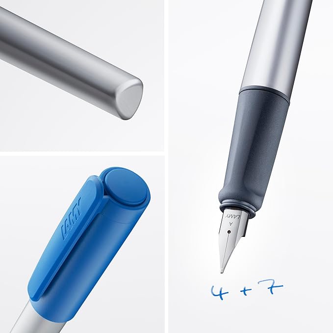 Lamy Nexx Fountain Pen, Blue - Non-Slip Grip