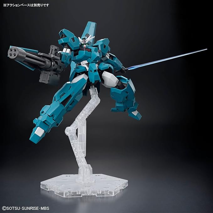 BANDAI SPIRITS Hg Mobile Suit Gundam Mercury Witch Gundam Lubrisul 1/144 Scale Color Coded Plastic Model, Grey