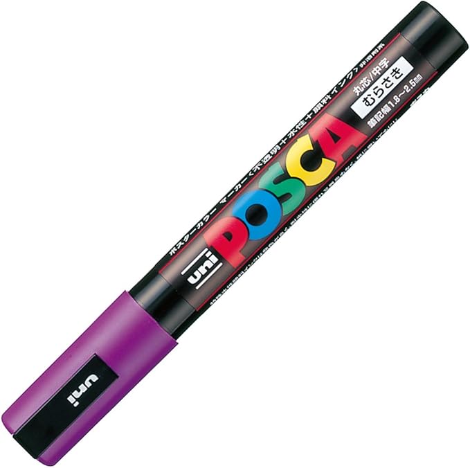 Uni Mitsubishi Pencil Water-based Pen Posca Medium Round Tip Green 10 Pieces PC5M.6