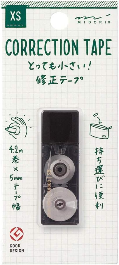 Midori Correction Tape XS Blue 35265006