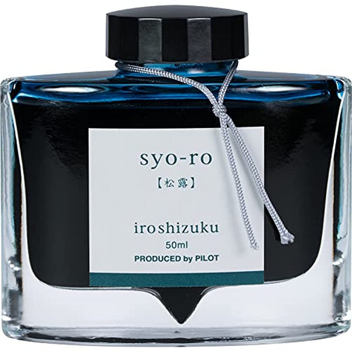 Pilot Iroshizuku Bottled Fountain Pen Ink, Syo-Ro, Dew on Pine Tree, Dark Turquoise (69206)