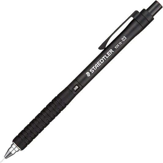 Staedtler 925 15-03 Mechanical Pencil, 0.01 inch (0.3 mm), for Drawing, Black