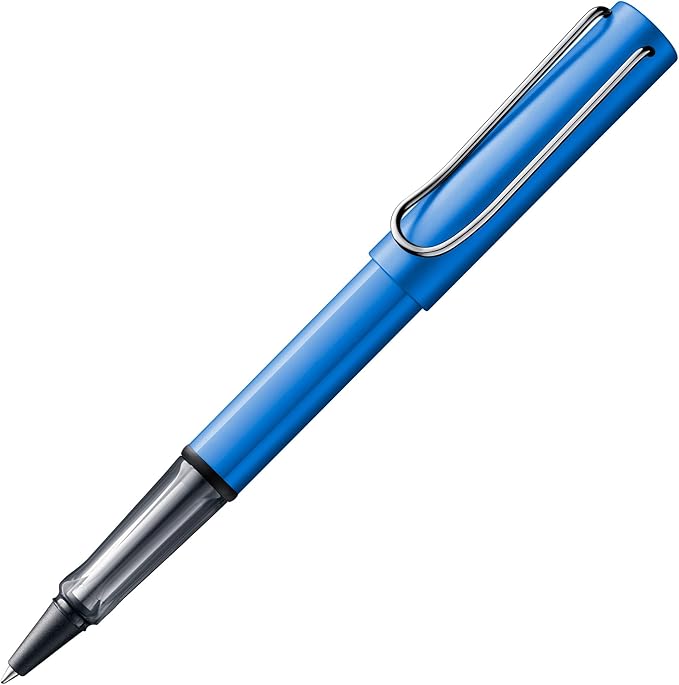 LAMY AL-star Ocean Blue Roller Ballpoint Pen - Transparent Ergonomic Grip Pen Line Width M