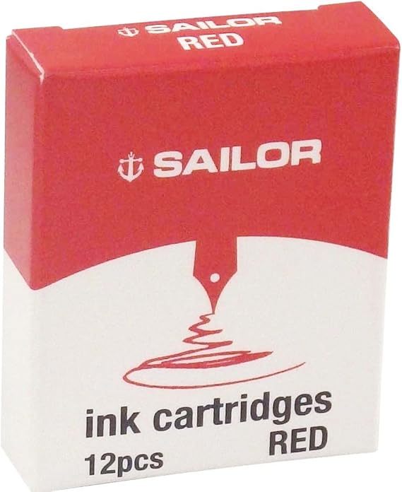 Sailor Cartridges - Blue/Black (Set of 12) 13-0402-144