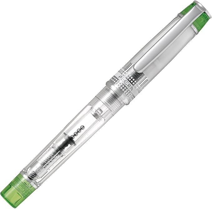 PILOT PFPR1TLGM Pen, Prera PRERA Color Fountain Pen, Medium Point, Transparent Light Green