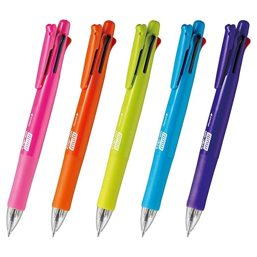 Zebra Clip-On Multi-Functional Pen, Powerful Orange Barrel (B4SA1-POR)