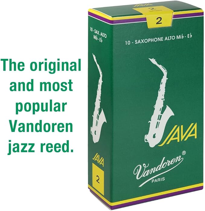 Vandoren Alto Saxophone Reeds Java Hardness: 2 (10 pieces)