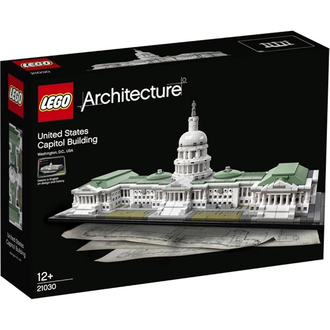 LEGO Architecture United States Capitol Building Blocks for 12+ Yrs (1032 Pcs) 21030