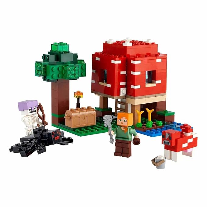 LEGO Minecraft The Mushroom House 21179 Building Kit (272 Pieces)