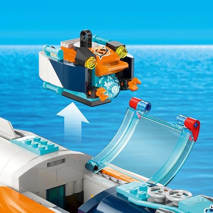 LEGO City Deep-Sea Explorer Submarine 60379 Building Toy Set (842 Pieces)