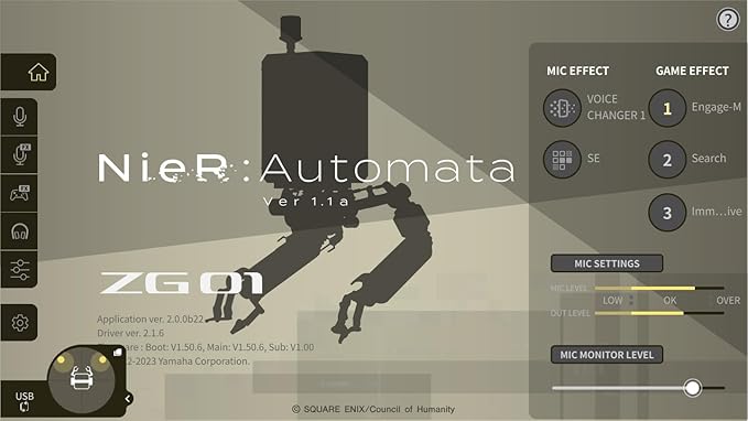 Yamaha ZG01 153B Game Streaming Audio Mixer NieR:
