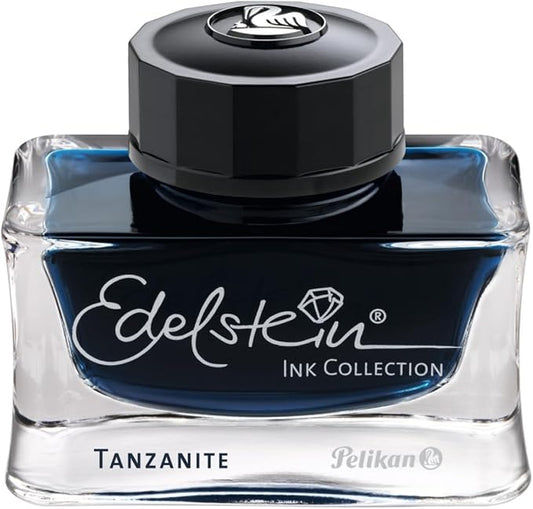 Pelikan Tanzanite Edelstein Fountain Pen Bottled Ink Officially Imported