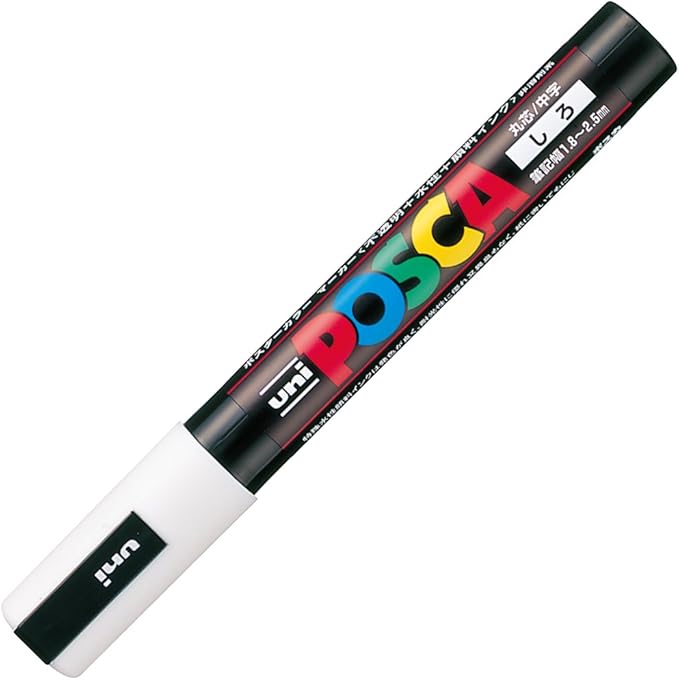 Uni Mitsubishi Pencil Water-based Pen Posca Medium Round Tip Green 10 Pieces PC5M.6