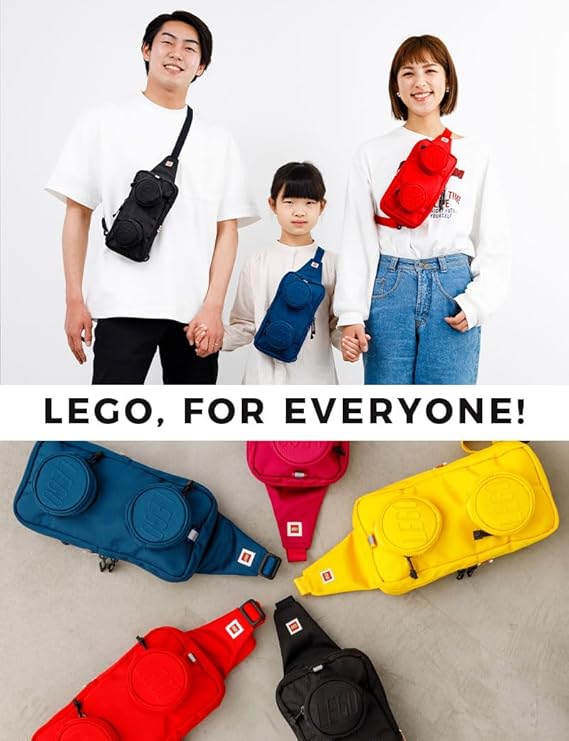 Lego Shoulder Bag, Body Bag, Switch Storage, Case, Blocks, One Shoulder Bag, Crossbody Bag, Unisex, Signature 1x2 Sling Bag