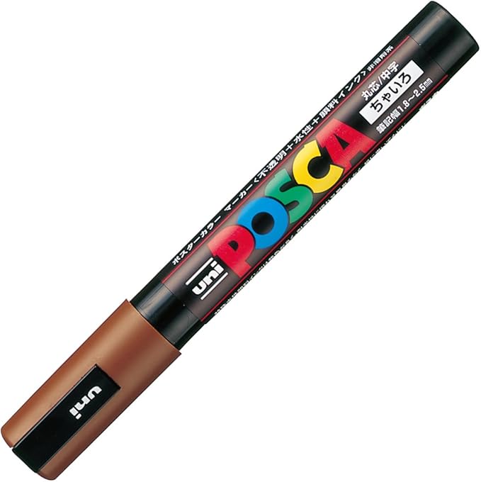 Uni Mitsubishi Pencil Water-based Pen Posca Medium Round Tip Green 10 Pieces PC5M.6