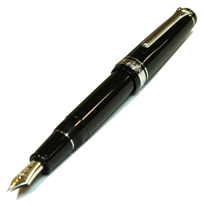 Sailor WP01691 Professional Gear Fountain Pen, Middle Point (Silver)