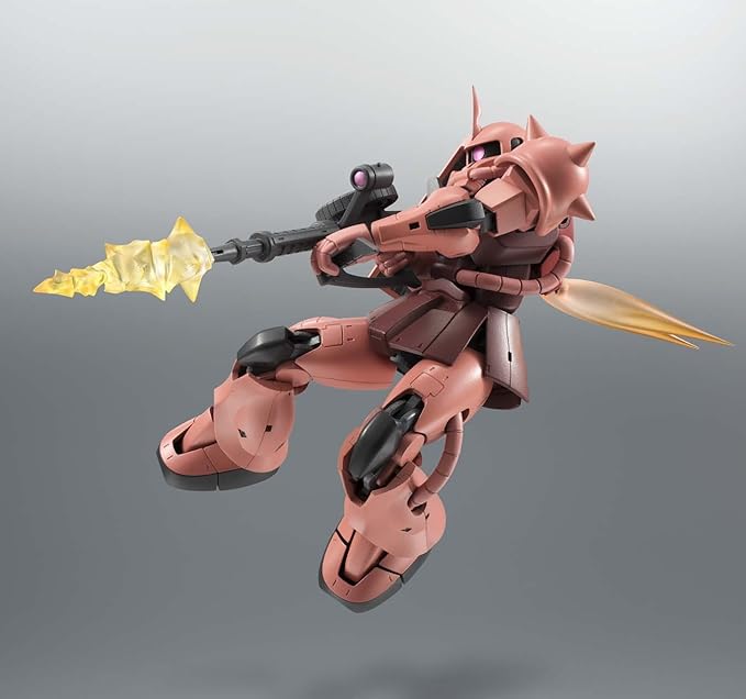 BANDAI Gundam Ms 06 S Zaku Ii Chars Custom Model Anime Version Robot Spirits Action Figure