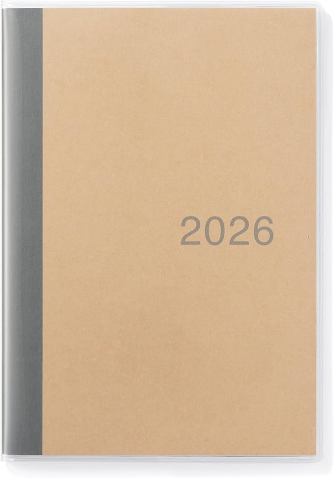 MUJI 84854491 2026 B6 Monthly Planner, Starts on December 2025