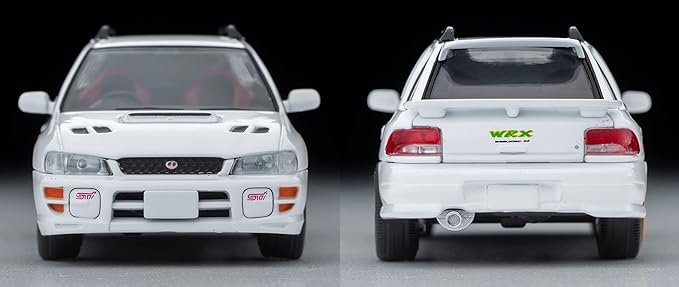 TOMYTEC Tomica Limited Vintage Neo 1/64 LV-N281a Subaru Impreza Pure Sport Wagon WRX STi Version V White 98 Finished Product