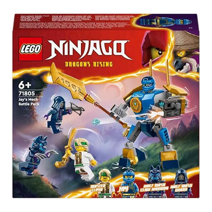 LEGO Ninjago Jay’s Mech Battle Pack Ninja Toy 71805 (78 Pieces)