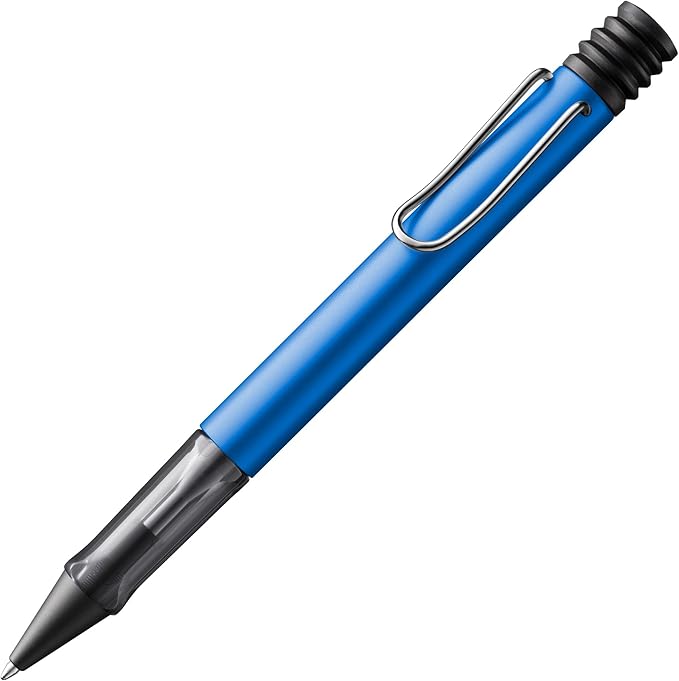 LAMY AL-star graphite ballpoint pen - transparent ergonomic grip pen, line width M - lightweight aluminum body - large capacity refill black LAMY M 16 included