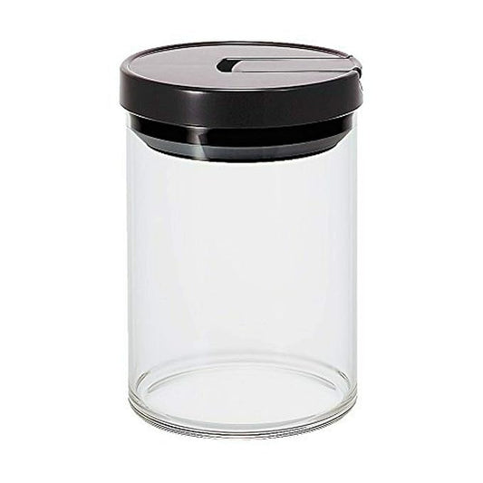 Hario MCN-200B Glass Canister - 800 ml, 1 Pieces, Black