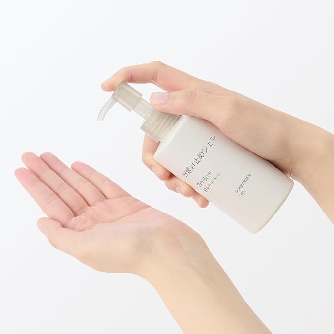 MUJI 84464928 Sunscreen Gel, SPF50+ PA++++, 5.9 fl oz (150 ml)