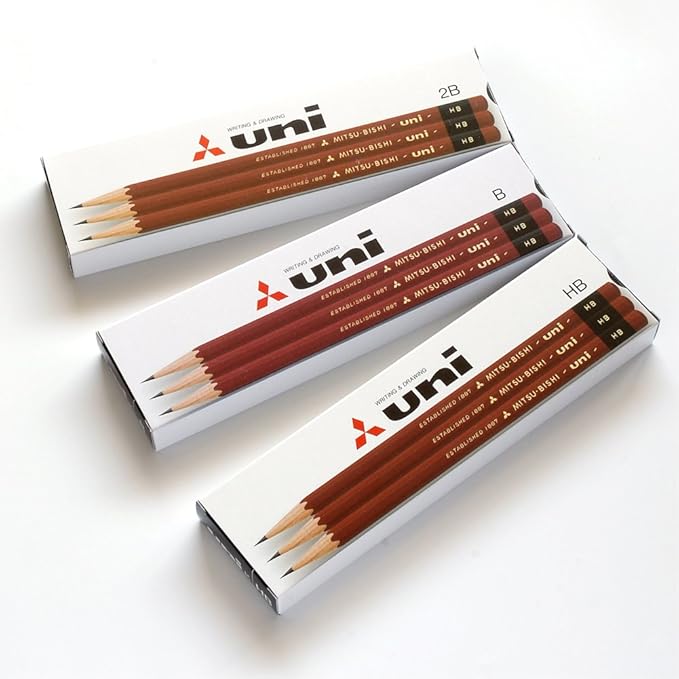 Uni Mitsubishi Pencil Pencil Uni K B 1 Dozen Paper Box UKB