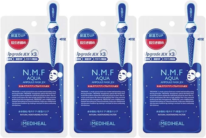 Mediheal N.M.F Aqua Ampoule Mask JEX 3 Piece Set