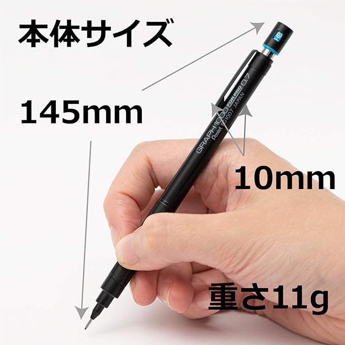Pentel PG1007 Graph 1000 For Pro Mechanical Pencil, 0.03 inches (0.7 mm)