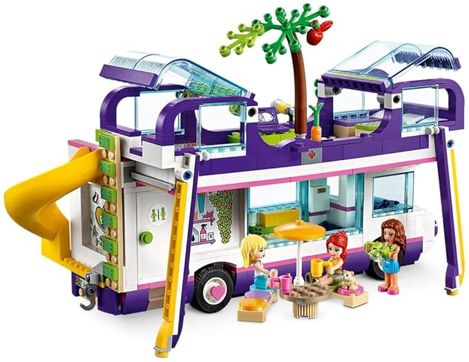 LEGO Friends Friendship Bus 41395,8+ year- Multicolor, 778 Pcs