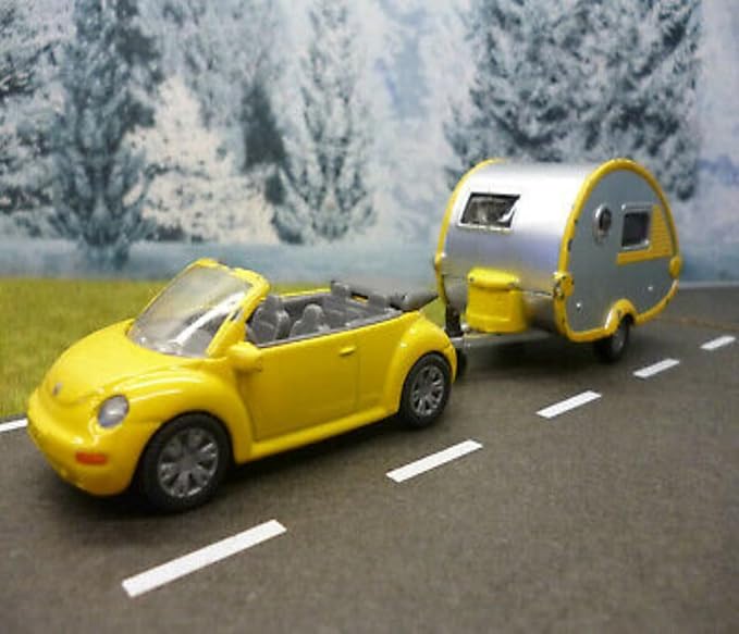 ジク SIKU VW ニュービートル キャラバン付 SK1629
