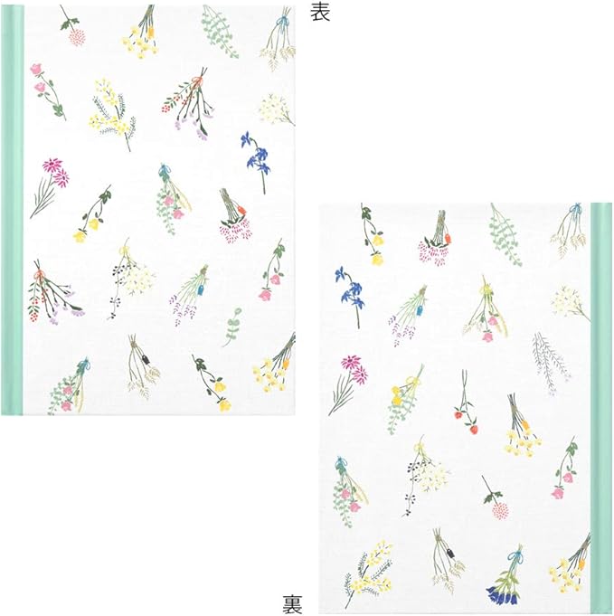 Midori 12879006 Diary, Dried Flower Pattern