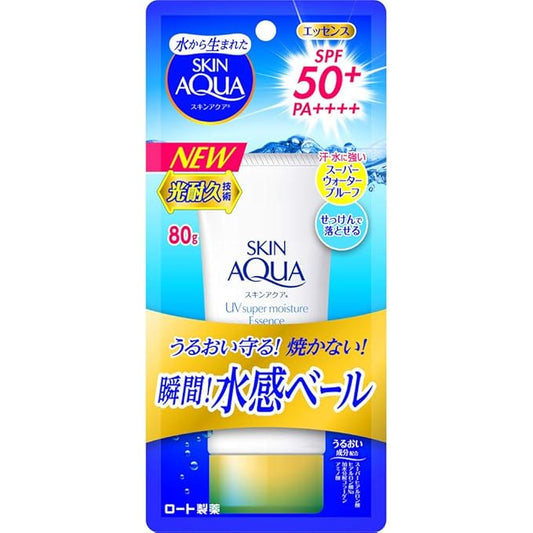 Rohto  Skin Aqua Super Moisturizer, essence and sunblock